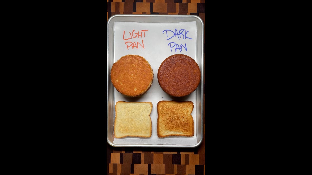 Light Baking Pan vs. Dark Baking Pan