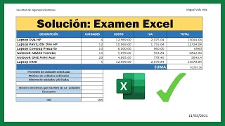 Prueba de Examen Básico de Microsoft Excel (Resolviendo Examen paso a paso) screenshot 5