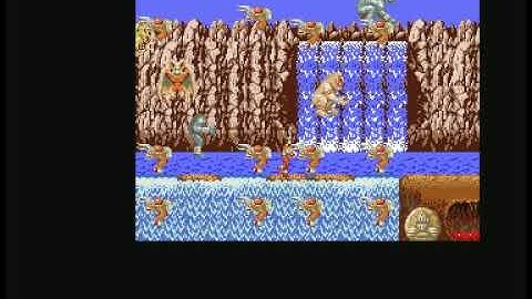 Rygar Amiga AGA Levels and Sprite test