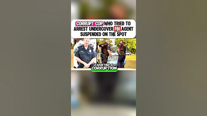 CORRUPT COP WHO TRIED TO ARREST UNDERCOVER FBI AGENTSUSPENDED ON THE SPOT #cops #viral #shorts #fypシ