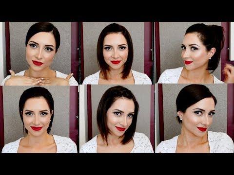 Video: 8 peinados formales fáciles para el cabello medio