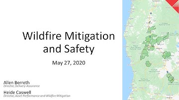 Wildfire Safety and Mitigation Webinar 2020 | Pacific Power