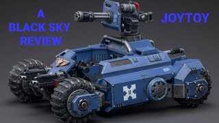 Joytoy Warhammer 40k Ultramarines Primaris Invader ATV 1:18 Scale Vehicle Review.
