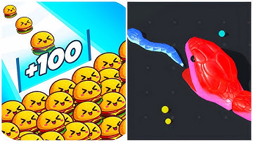 Food Run 3D vs Snake Clash.io - All Max Level. new Update 