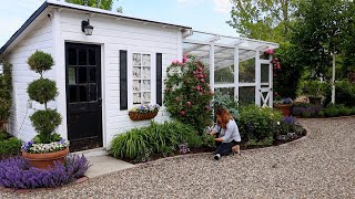 Trimming Boxwoods + Planting a Kitchen Window Box & Chicken Coop Flower Bed! ✂ // Garden Answer