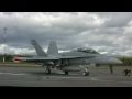 F-18 Hornet Lentoharjoitus Warkaus 2011. Joroinen Valtatie 5 Finland