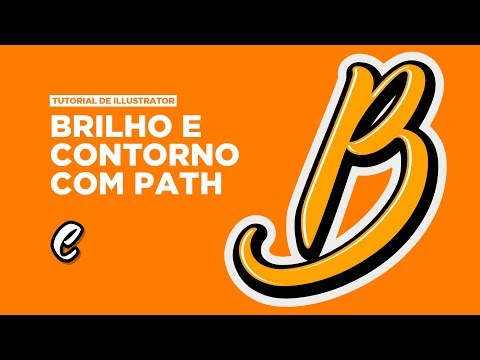 Tutorial de Illustrator: Brilho e contorno com Path