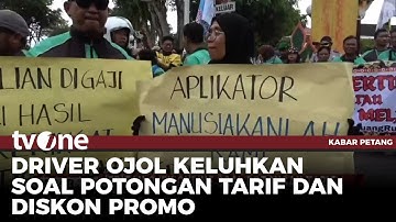 Jeritan Driver Ojek Online soal Potongan Tarif dari Aplikator | Kabar Petang tvOne