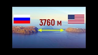 Warum braucht man einen ganzen Tag für 4 km zwischen einer amerikanischen und einer russischen Insel