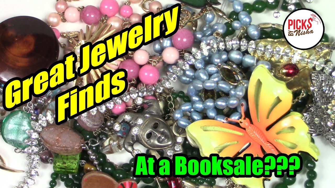 Great Jewelry I found at a BOOKSALE! - YouTube