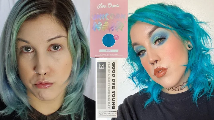 Bleaching & Dying My Hair w/ Good Dye Young Lightening Kit + Lime Crime Anime | vegan & cruelty free