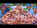 BUTTER GARLIC PRAWNS | Shrimp Roast with Butter | Spicy Prawn Recipe Cooking in Village