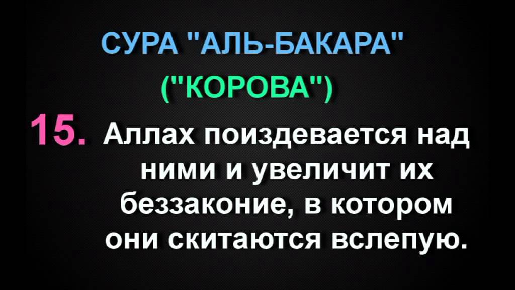 Слушать бакара сура корана