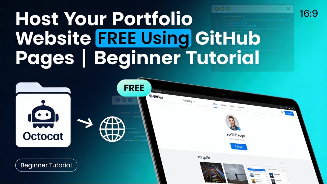 Deploy Your Portfolio Website FREE on GitHub Pages | No Hosting Cost ...