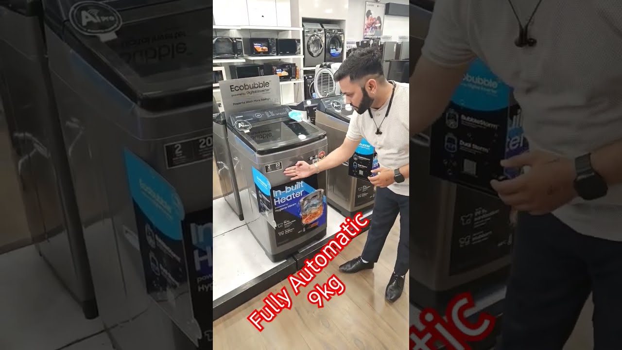 Samsung 9kg Fully Automatic Best Washing Machines 2024 20year Warranty Digital Invter Technology 
