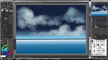 GPS _Painting a simple Sky in GIMP