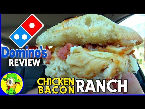 Domino S Chicken Bacon Ranch Sandwich Review Youtube