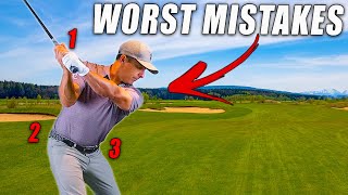 How to Fix the 3 Worst Golf Swing Mistakes FAST!