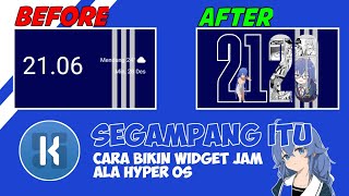 CARA BIKIN WIDGET JAM ALA HIPER OS