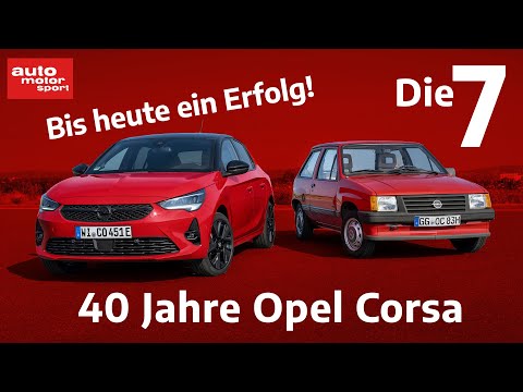 40 Jahre Opel Corsa - der Kleinwagen hat es in sich! I auto motor und sport