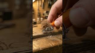 World's Smallest Circular Saw Rips Real Wood!🔥| Macro #shorts #craftsmanship #engineering #minecraft