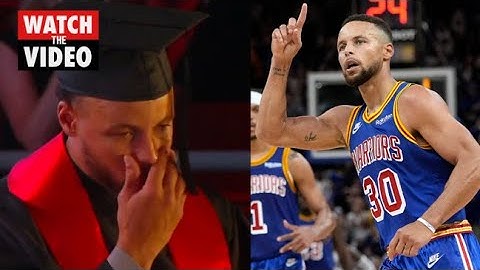 Stephen Curry graduates and is inducted into Hall of Fame at former college