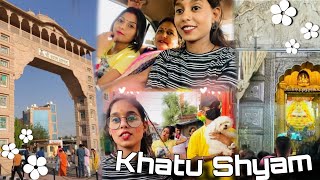 Aaj ham khatu Shyam gaye🙏🚩/jai Shree Shyam❤️ #familyvlog #vlogvideo #mandir @nehapayal_vlog8097