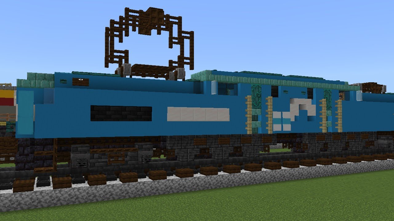 Minecraft Conrail GG1 Electric Locomotive Time Lapse - YouTube