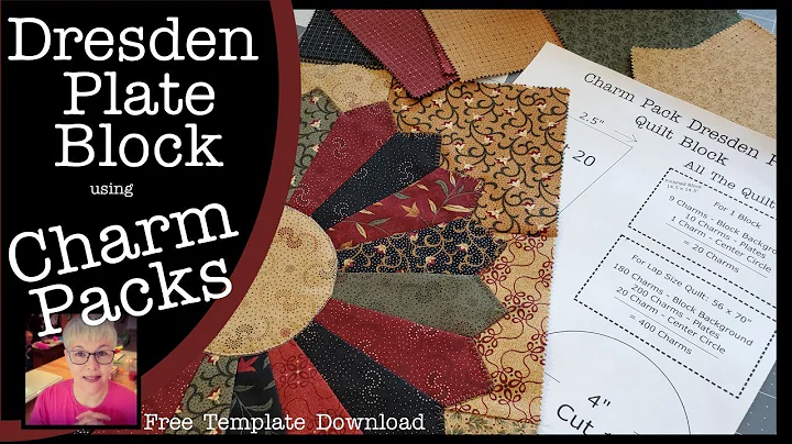 Dresden Plate Quilt Block using CHARM PACKS - Free...