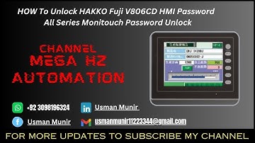 #Monitouch HMI Password Unlocker Software | 100% Unlock All #Hakko #Fuji Models(#V806CD, V8, V7, TS)