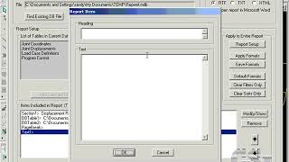 18 Report writer V11S