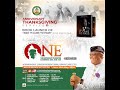 Anniversary thanksgiving  book presentation to mark one year anniversary of he gov umo eno