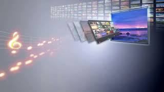 Panasonic Viera 2010s TV slideshow music Type5 piano track only