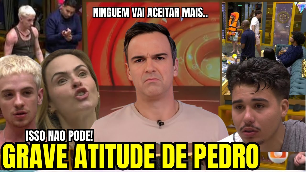 BBB26: EXPULSÃO! TADEU REÚNE TODOS NA SALA APÓS GRAVE ATITUDE DE PEDRO CONTRA ANA PAULA E QUEBRA..