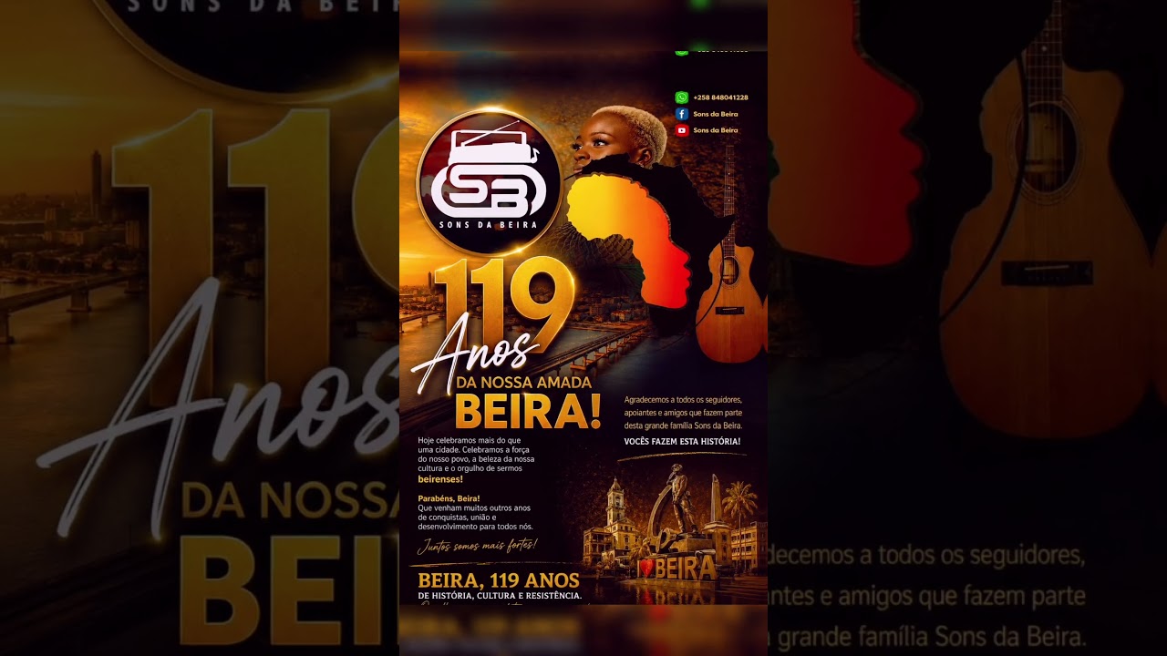 20 de Agosto Parabéns cidade da Beira #beira #sonsdabeira