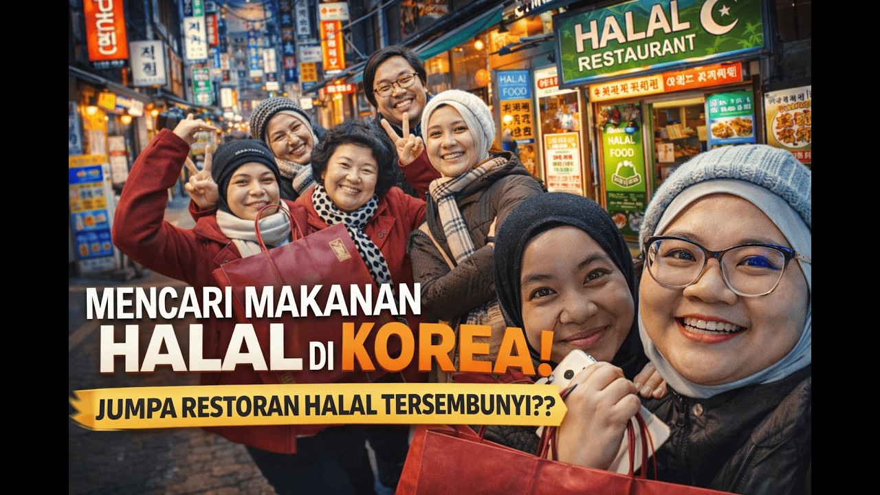 Makanan Halal Di Korea Susah ke ? Dah pergi baru tahu !!
