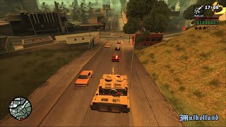GTA San Andreas  Rampage In Countryside + Six Star Escape And Lore Friendly, Sa Style Mods