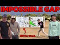 Impossible gap challenge  disc golf