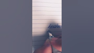 How to write harshada in cursive ✍️✍️