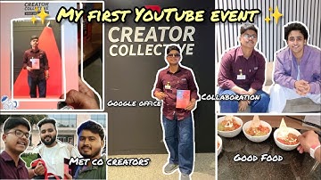 MY FIRST YOUTUBE EVENT Gurgaon 2025✨as a Creator- visiting GOOGLE Office, YouTube creator collective