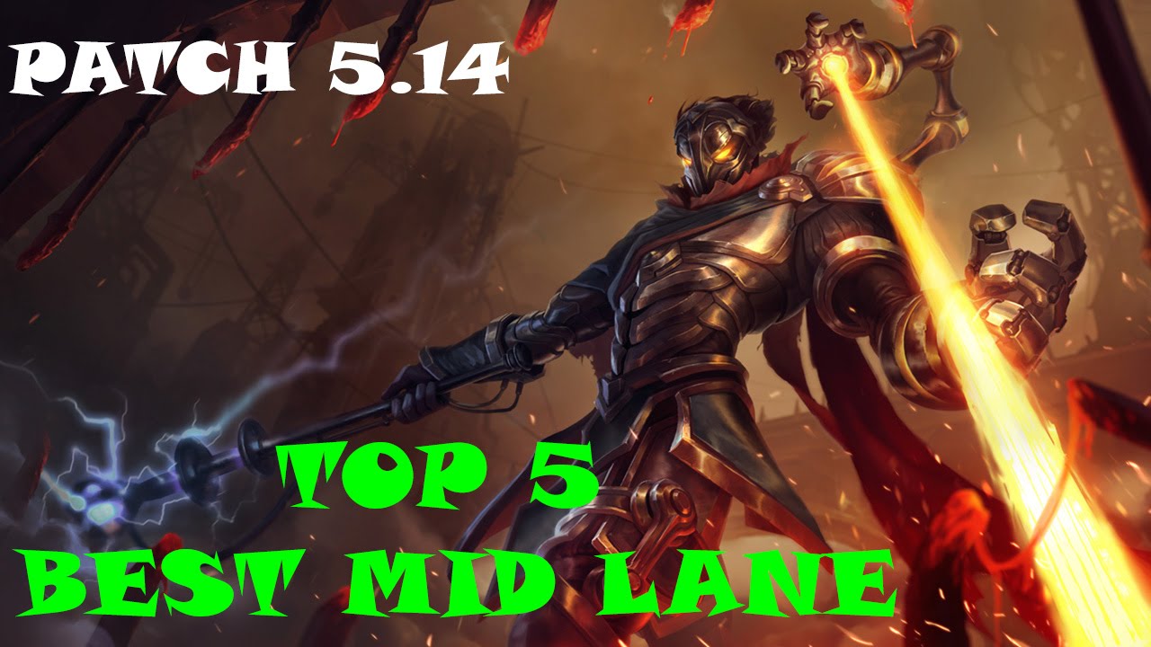 Top 5 Best Mid Laners - Patch 5.14 | League of Legends