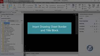 How To Insert a Drawing Sheet Border and Title Block