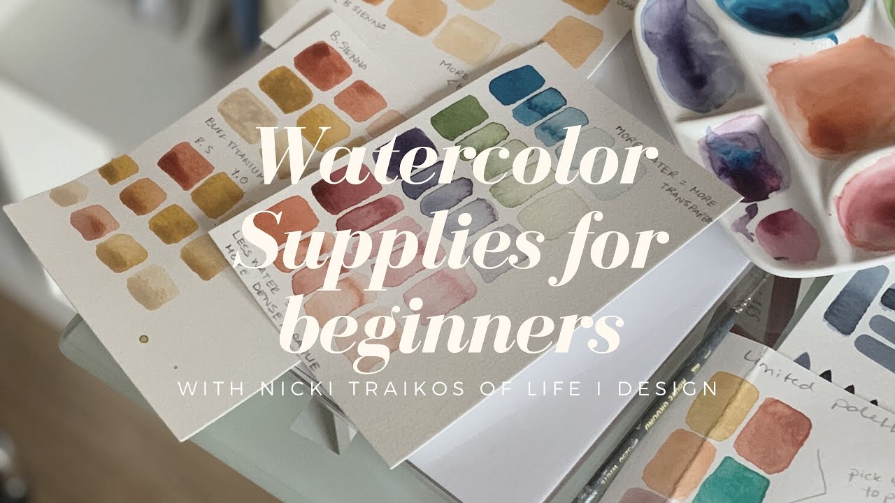 Sketching for Watercolor Painting for Beginners — Nicki Traikos