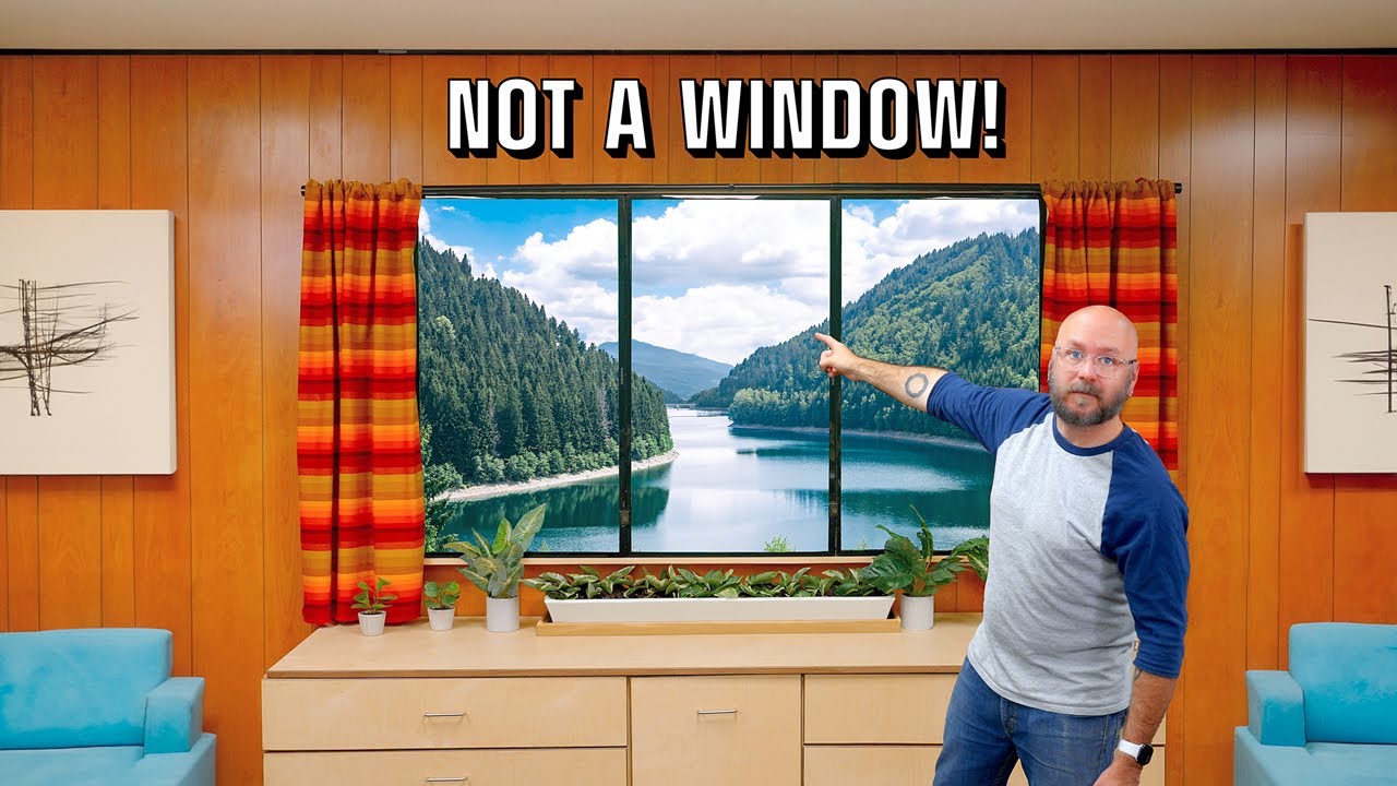 I built a WINDOW using TVs YouTube