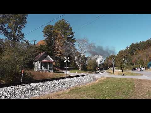 Steam Trains-Southern Locomotive 4501 at Rock Spring, GA