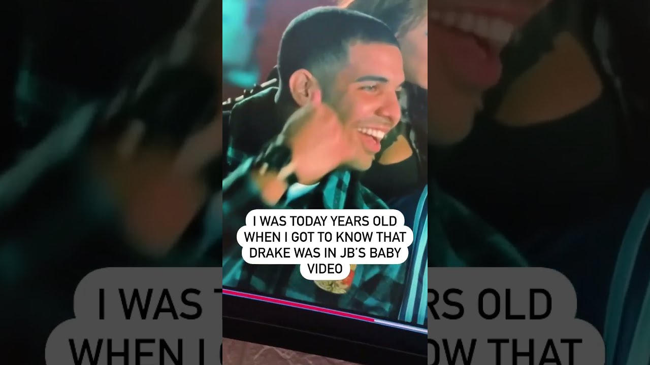 Drake in Justin’s “Baby” video 