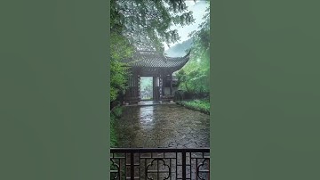 Chinese flute music #china #flute #naturestatus #naturelovers #rain #coolweather #naturebgm #shorts