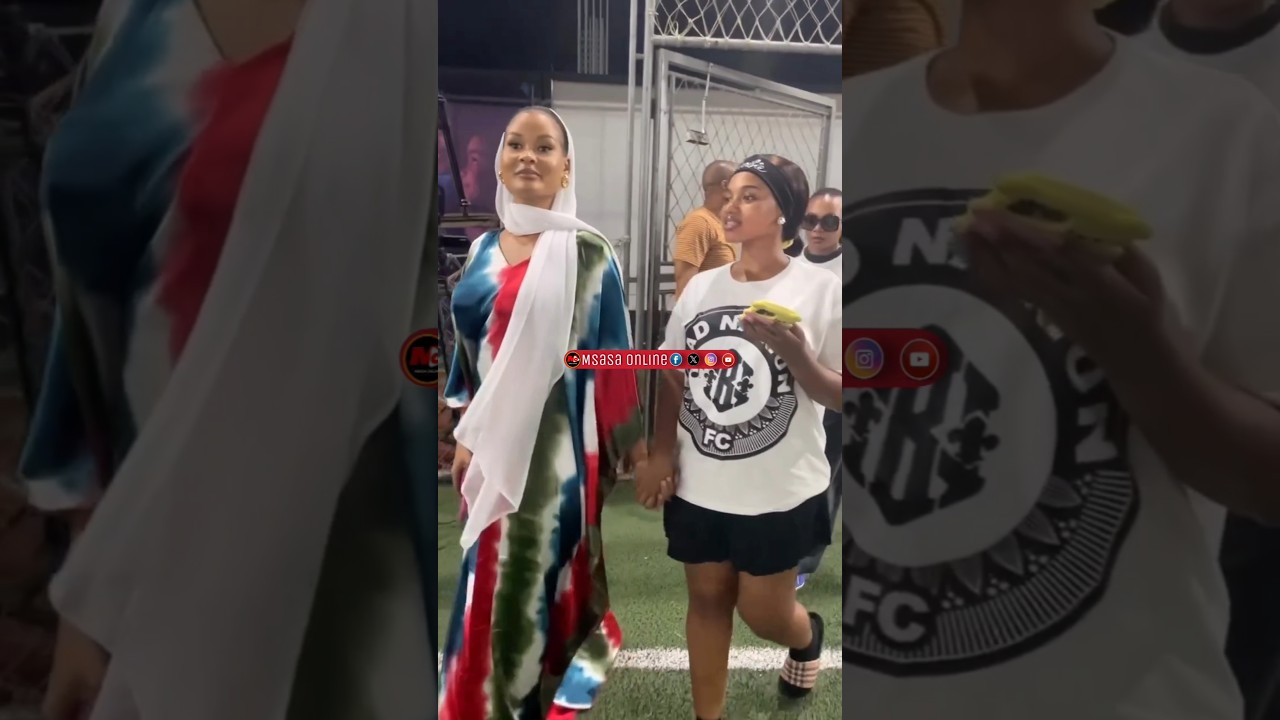 HAMISA, PAULA NA KAJALA WAKIWASILI KU ENJOY SAMIA CUP...