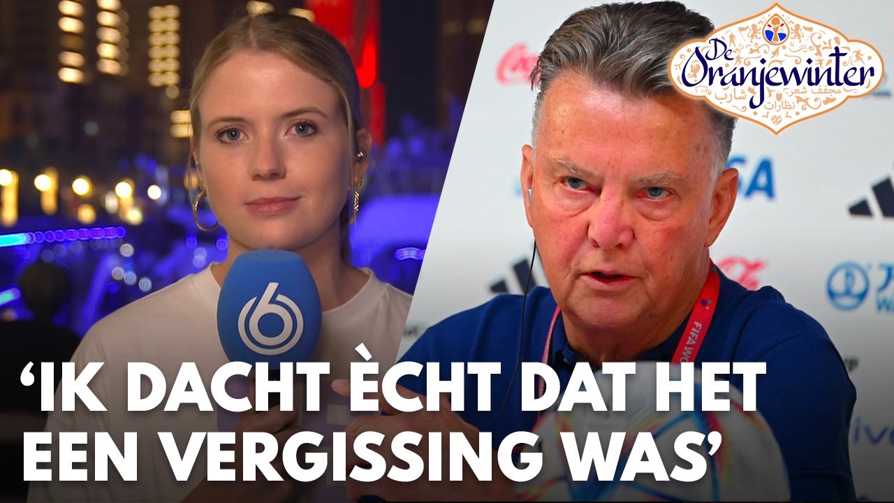 Noa Niet Uitgenodigd Voor 1 op 1 Interview Met Van Gaal Ik Dacht cht 