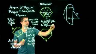 6.1 Areas of regular polygons and Composite figures #2